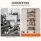 Wall Mounted Industrial Pipe Shelf 5 Tier Wood Storage Unit